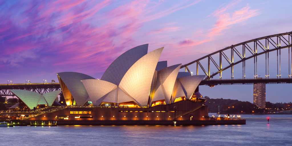 Sydney Opera House at Sunset