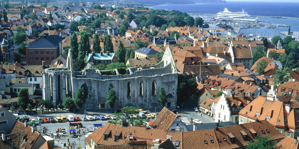 Gotland Island and Burgsvik with the Grå Gåsen Hotel